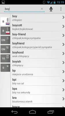 Free Eng-Pol Dictionary android App screenshot 11