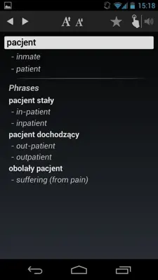 Free Eng-Pol Dictionary android App screenshot 12