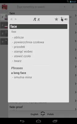 Free Eng-Pol Dictionary android App screenshot 2