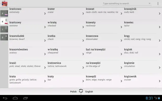 Free Eng-Pol Dictionary android App screenshot 6